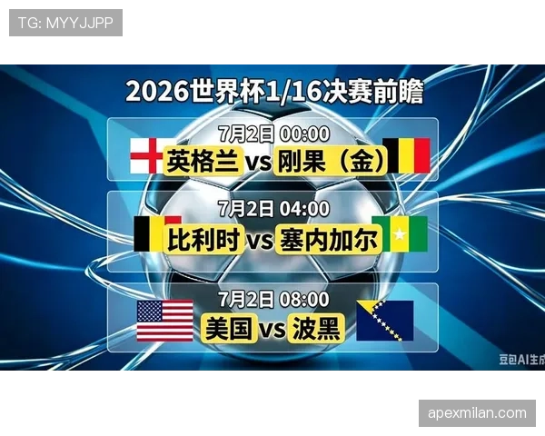 2026世界杯16强战最大比分：比利时4-1美国